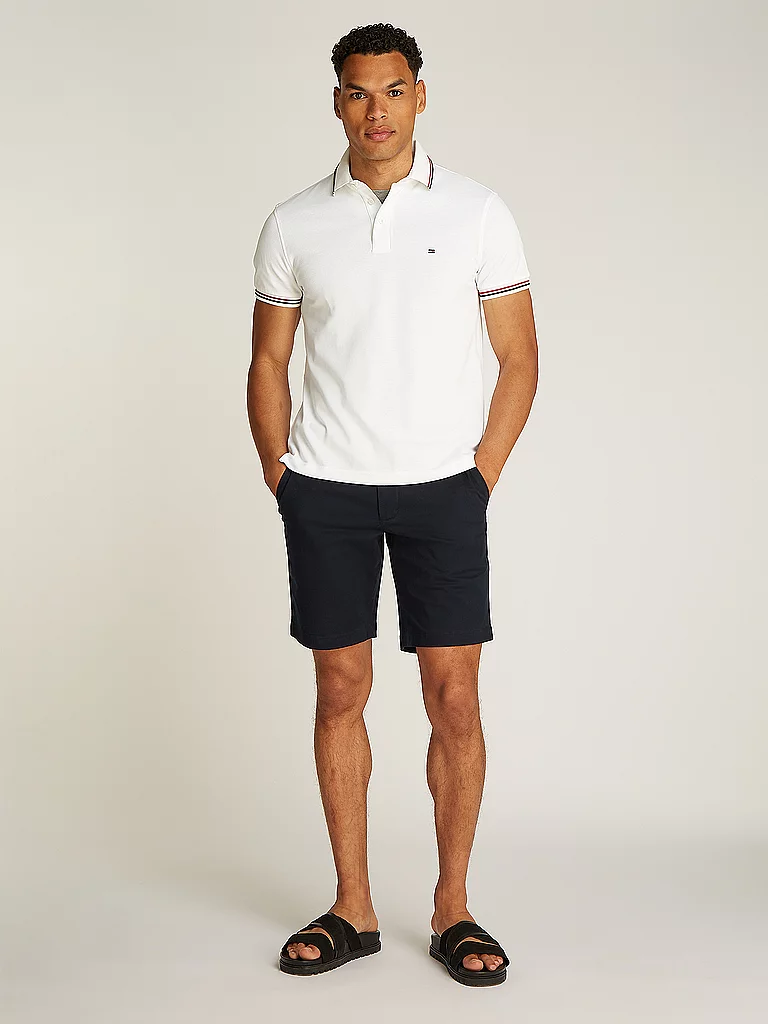 Tommy Hilfiger pour homme. MW0MW17771 Polo 1985 Slim blanc (XL), Casuel, Manche courte, Le coton biologique, Durable 5